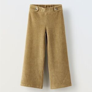 Zara Corduroy Pants with Buttons